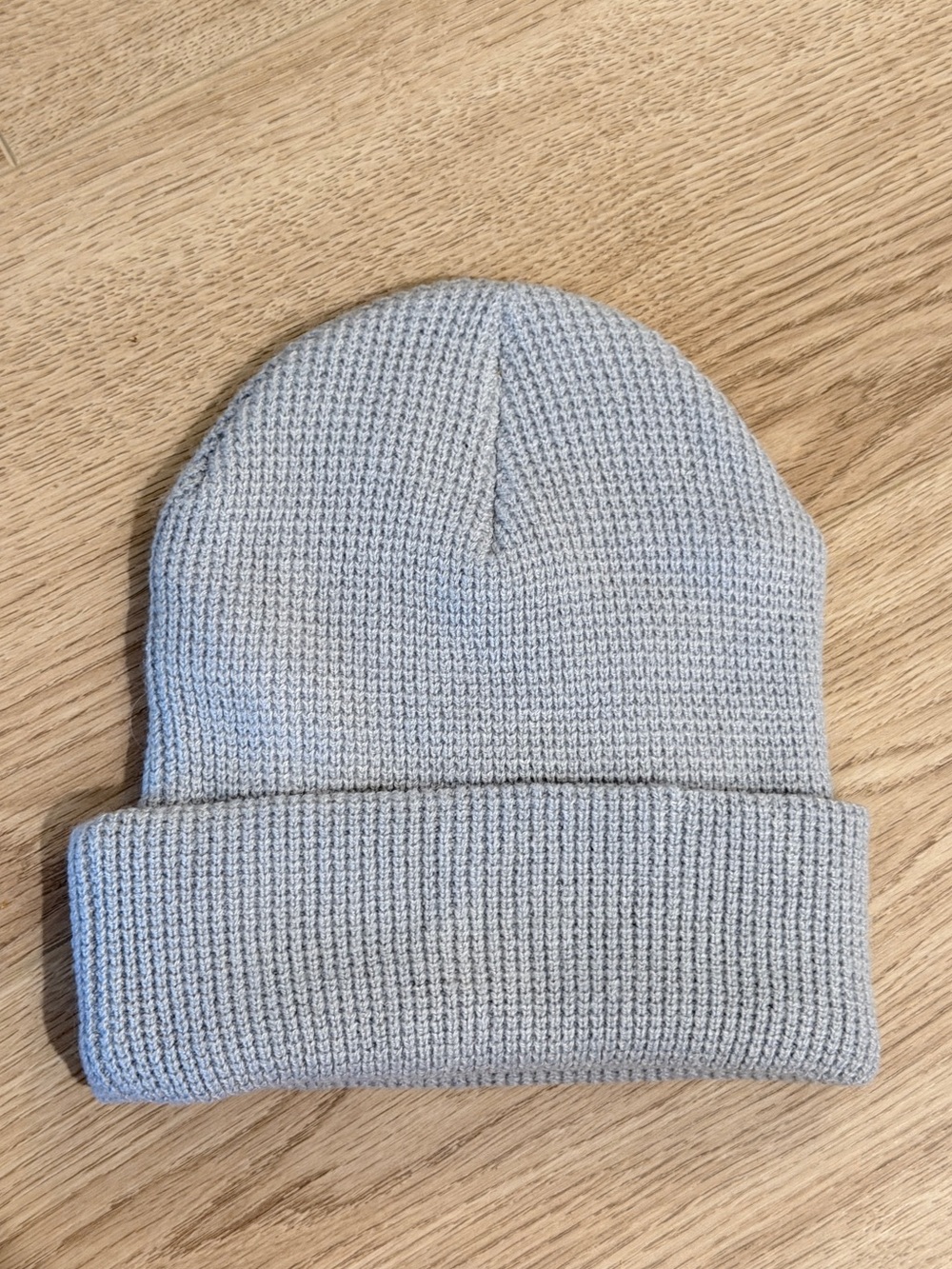 Aritzia Main Character Ribbed Cuffed Beanie - Light Gray